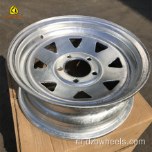 Оптовые 6x139,7 8 Spoke 14x6 Galvanized Trailer Wheels